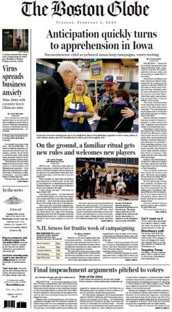 The Boston Globe - Tuesday, February 4, 2020