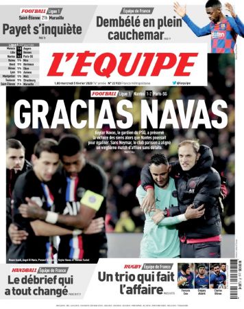 L'Équipe - Mercredi 5 Février 2020