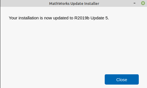 MathWorks MATLAB R2019b v9.7.0.1319299 Update 5 Only (x64) Linux