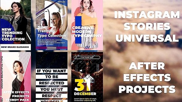 Instagram Stories - Universal V.2 2-331040 - After Effects Templates
