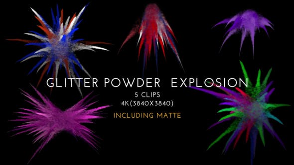 Videohive - Glitter Powder Explosion Pack 01 25803785