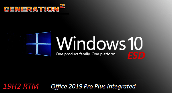 Windows 10 Pro VL Version 1909 Build 18363.719 X64 incl. Office 2016 Integrated March 2020