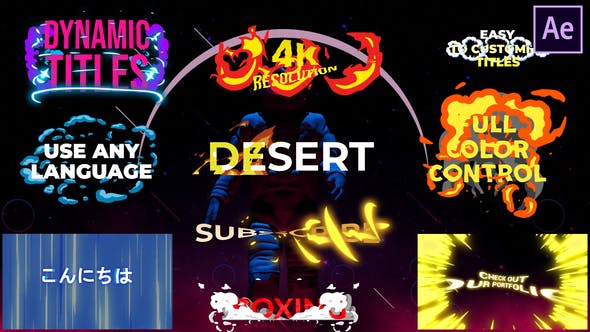 Videohive - Dynamic Titles | After Effects 25877886 