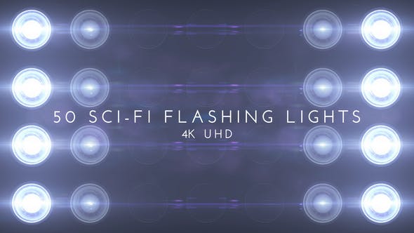 Videohive - Sci Fi Flashing 50 Lights 25825362