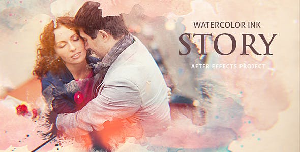 Videohive - Watercolor Ink Story - 20375614