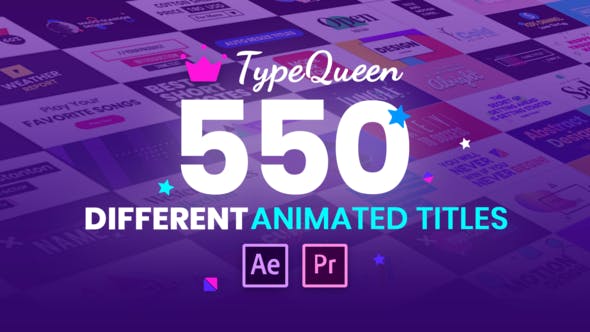 DesignOptimal Videohive TypeQueen Animated Title and Kinetic Text 25728541