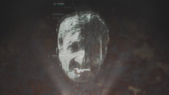 Videohive - Holographic Face - 21708439