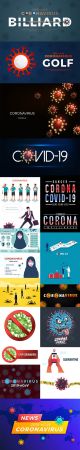 Coronavirus Covid 19 Virus Big Illustration Pack