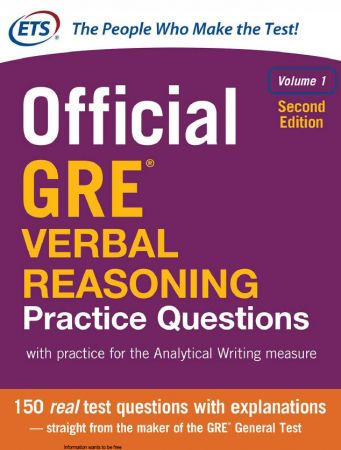 Official GRE Verbal Reasoning Practice Questions, 2nd Edition, Volume 1