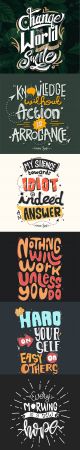 Quote Typography Lettering Template