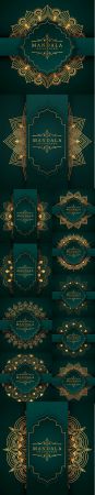 Modern Creative Luxury Arabesque Mandala Backgrounds