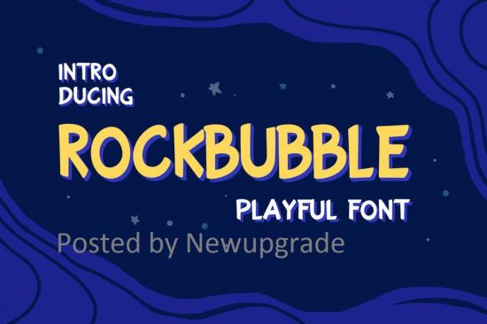 Rockbubble Sans Serif Font