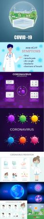 2019 Covid 19 Coronavirus Concept Illustration Vol 3
