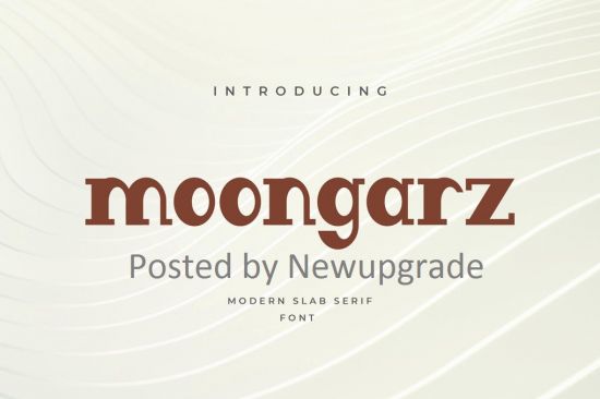 Moongarz Serif font