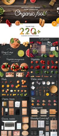 Download Download Creativemarket Organic Food Scene Generator 4508596 Softarchive