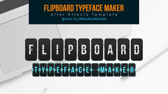 Videohive - Flip board Typeface Maker 25894931 