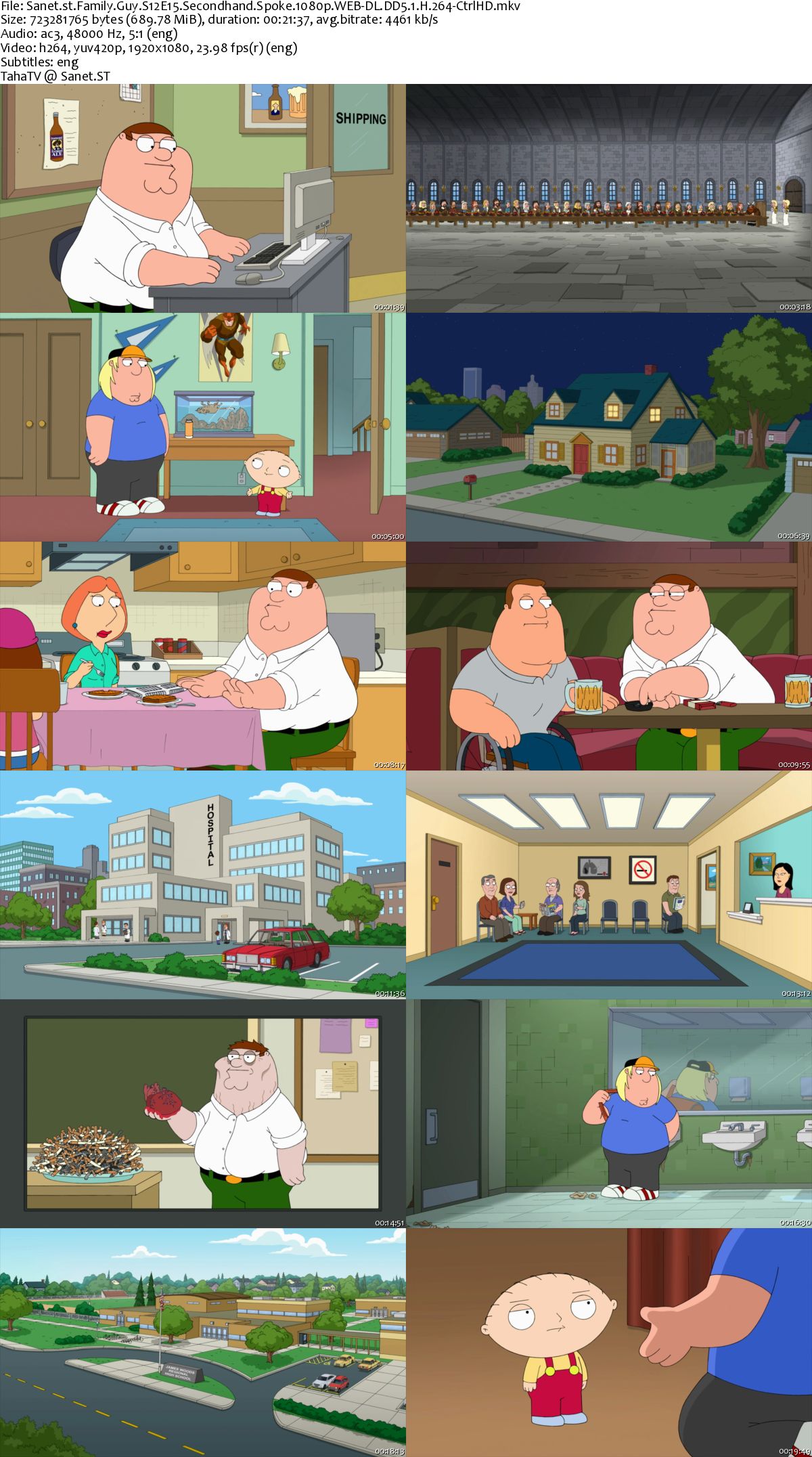 Download Family Guy S12 1080p WEB-DL DD5.1 H264-CtrlHD - SoftArchive