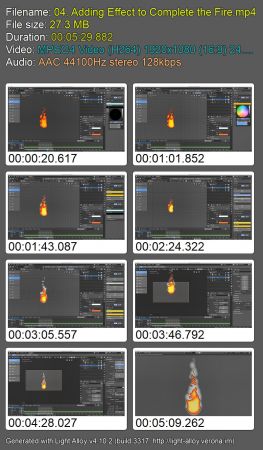 Animating a Flame with Grease Pencil