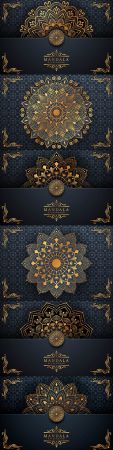 Mandala creative luxury arabesky design background 2