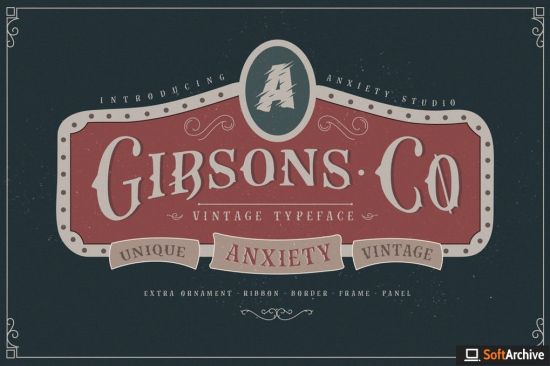 Gibsons Co Family Font