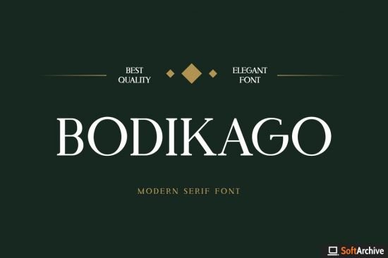 Bodikago Luxury Serif Font