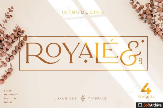 Royale Luxurious Typeface Font