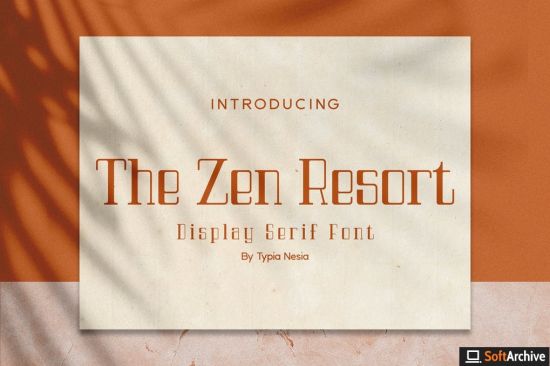 The Zen Resort   Royal Luxury Font