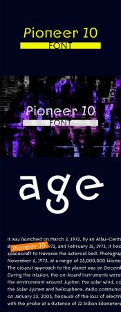 Pioneer 10 Modern Sans Script Font