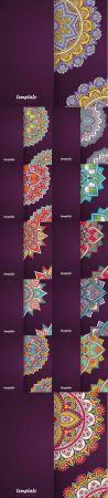 Creative Luxury Mandala Background Vol 3 Set