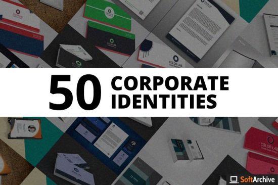 Creativemarket   50 Corporate Identities Bundle 4432899