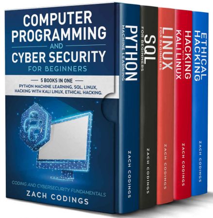 Computer Programming And Cyber Security for Beginners: This Book Includes: Python Machine Learning, SQL, Linux, Hacking with Kali Linux, Ethical Hacking. Coding and Cybersecurity Fundamentals
