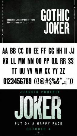 Gothic Joker Display Script Font