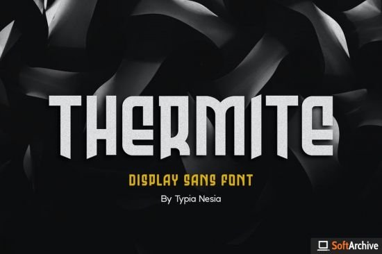 Thermite Display   Sport Font
