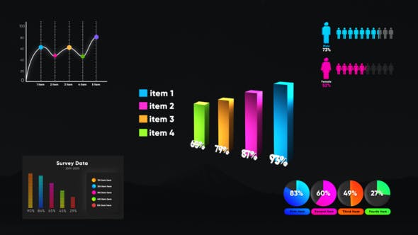 Videohive - Infographic Smart Graphs - 26888492 - After Effects Project Files