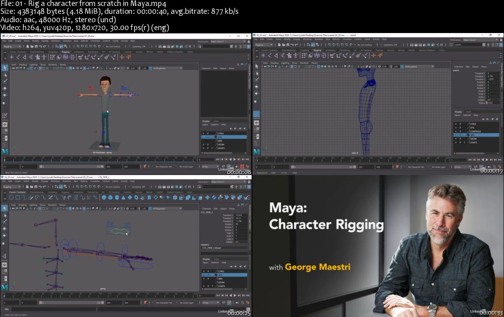character rigging maya