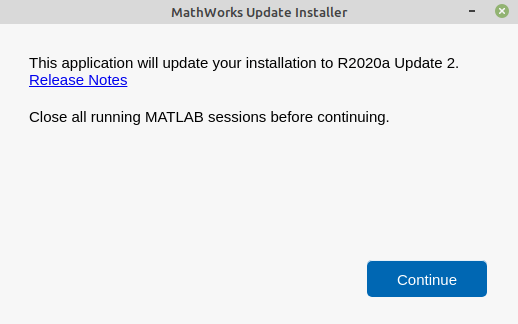 MathWorks MATLAB R2020a v9.8.0.1380330 Update 2 Only (x64) Linux