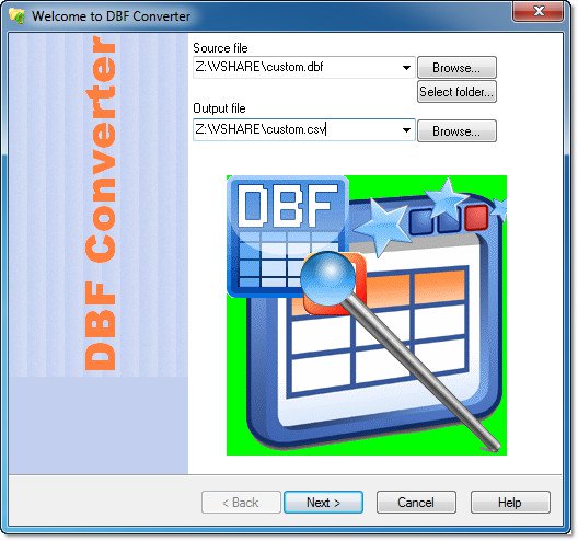 Portable DBF Converter 6.19
