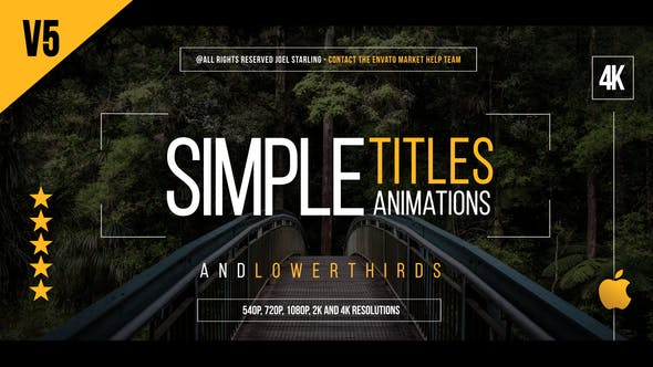 Videohive - 30 Simple Titles for Final Cut Pro X V5 19631556