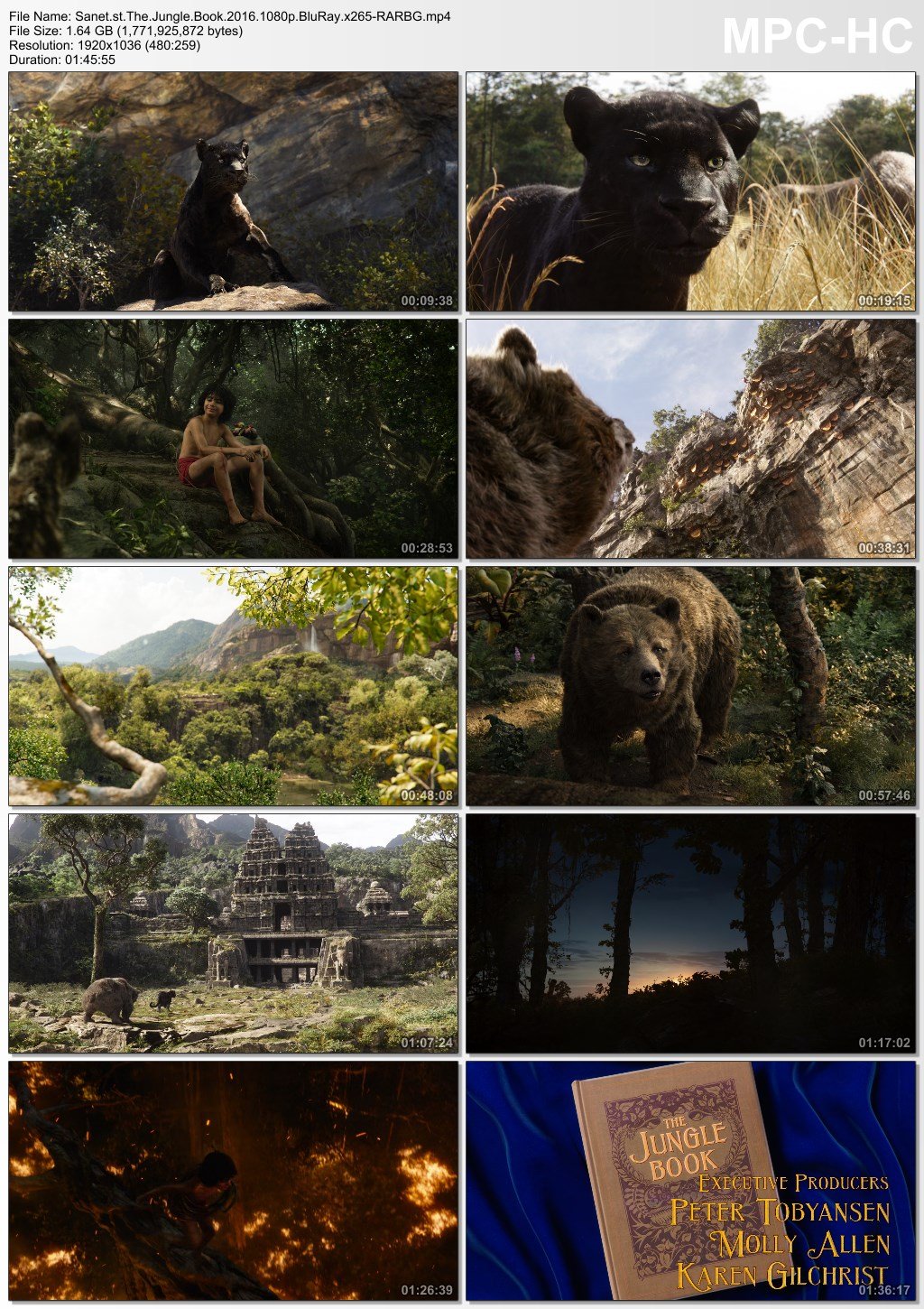 The Jungle Book 2016 1080p BluRay x265-RARBG - SoftArchive