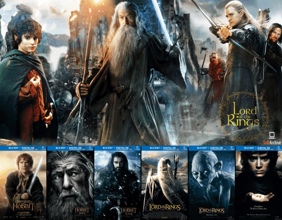 The Hobbit And Lord Of The Rings Extended Cut Collection 1080p BluRay H264 AC3 DD5.1 Will1869