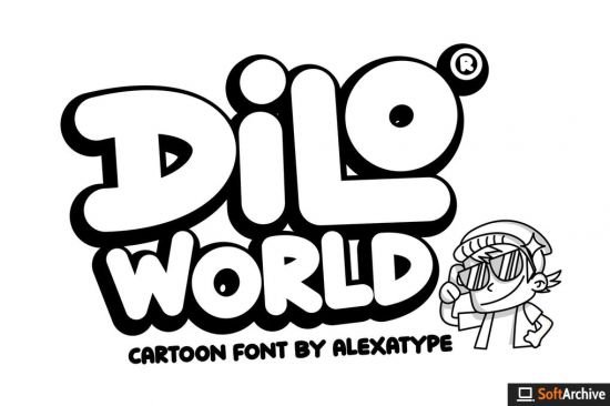 Dilo World   Cartoon font