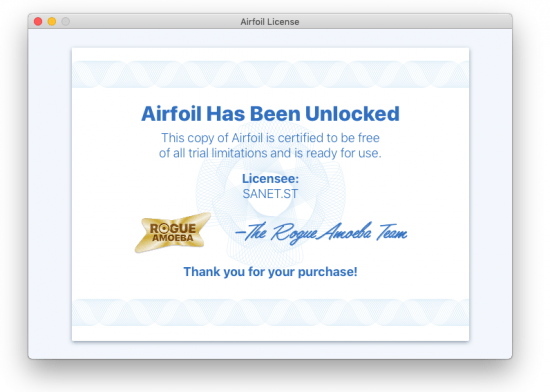 Airfoil 5.9.0 macOS