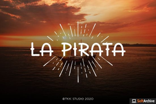 La Pirata   pirate font