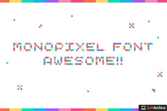 MonoPixel Awesome Font