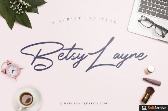 Betsy Layne   Signature Font