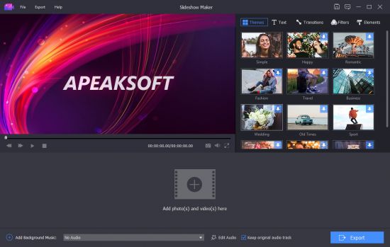 Portable Apeaksoft Slideshow Maker 1.0.20 Multilingual