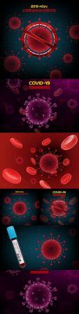 Illustrations concept coronavirus disease covid 19