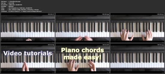 PIANO CHORDS -Complete and progressive course-