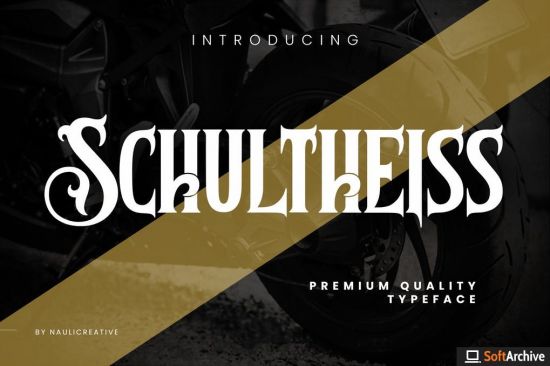 Schultheiss   Vintage Decorative Typeface