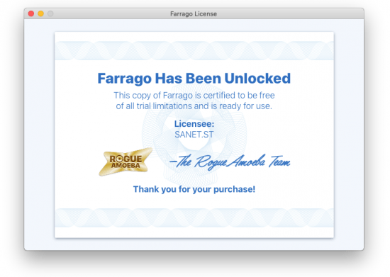 Farrago 1.5.1 macOS